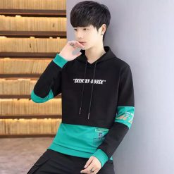 Stylish Color Combined Hoodie (11)