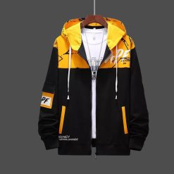 Stylish Color Combined Hoodie (2)