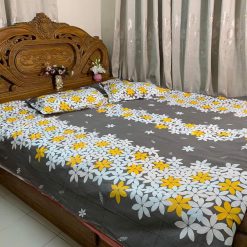 3 pieces king size BedSheet set (3)