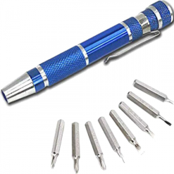 8 in 1 Precision Pocket Screwdriver Set