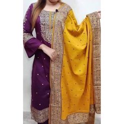 New Afsan Printed Three Piece For Women