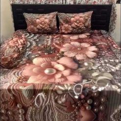 China Premium 3D Design Bed Sheet (1)