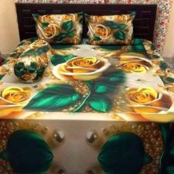 China Premium 3D Design Bed Sheet (8)