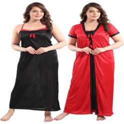 Full Length Women Robe Nighty-11