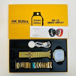 HK 9Ultra Smartwatch Golden Edition (Dual Straps)