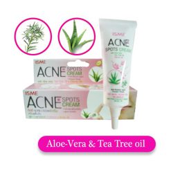 ISME ACNE SPOTS CREAM WITH ALOE-VERA, TREE, OIL, VITAMIN B6 (10g.)
