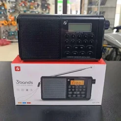 KTF-1715 Bluetooth, TF Card & FM/MW/SW 3 Bands Radio & Clock Supported Digital Display Speake
