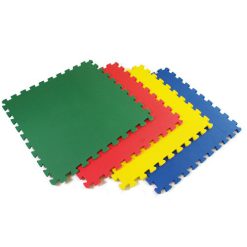 Rubber Gym Floor Mat Colorful Puzzle System 20