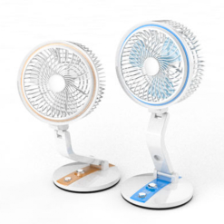 USB Rechargeable Fan With LED Light