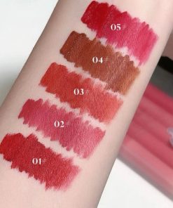 5 Pack Piggy Head Velvet Lip Glaze Set Matte Whitening Non Makeup H3K1 V9 B0G3 3