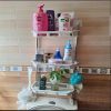 Shelf Above The Toilet Tank,Toilet Rack,Punch-free Multi-functional Storage Rack With Supporting Feet Bathroom Accessories