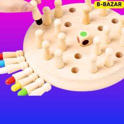 Wooden Memory Match Stick Chess Board Game . 