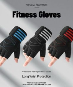 Gym Fitness Weightlifting Gloves with Built-in Wrist Wraps