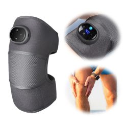 Knee massager with heat and vibration